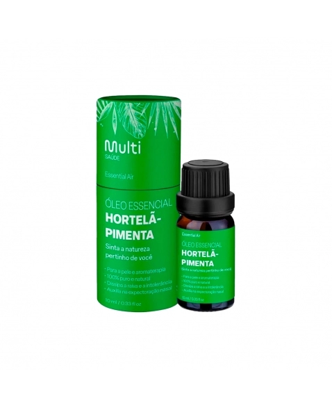 ÓLEO ESSENCIAL ESSENTIAL AIR HORTELA PIMENTA 10ML MULTI