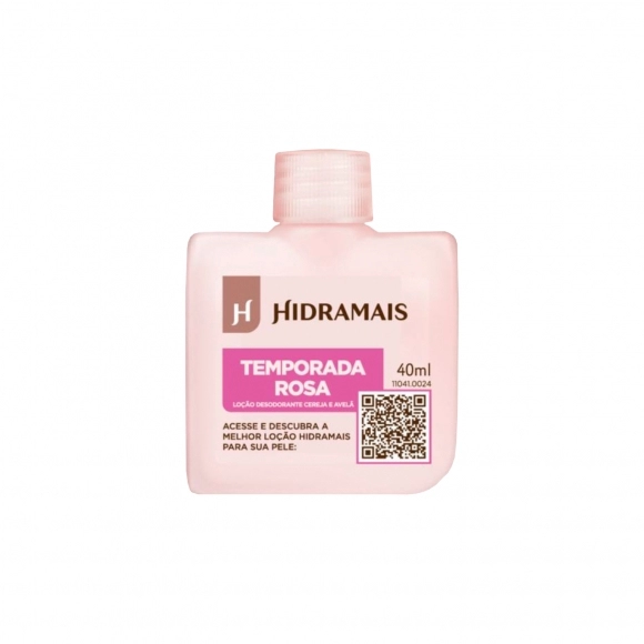 LOCAO HIDRA.MINI TEMPORADA ROSA 40ML HIDRAMAIS