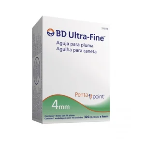 AGULHA PARA CANETA ULTRA-FINE PENTAPOINT 4MM C/10 32G (0,23MM) X 4MM BD