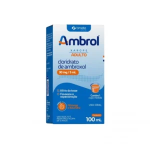 AMBROL 30MG/5ML XAROPE ADULTO 100ML LARANJA BRASTERÁPICA
