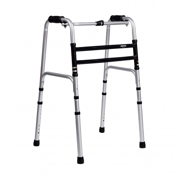 ANDADOR ARTICULADO ALUMÍNIO DOBRÁVEL 3 EM 1 PRATA MERCUR