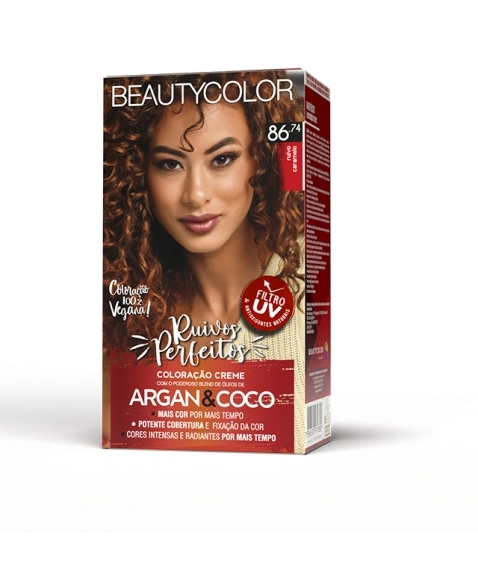 BEAUTYCOLOR KIT 86.74 RUIVO CARAMELO