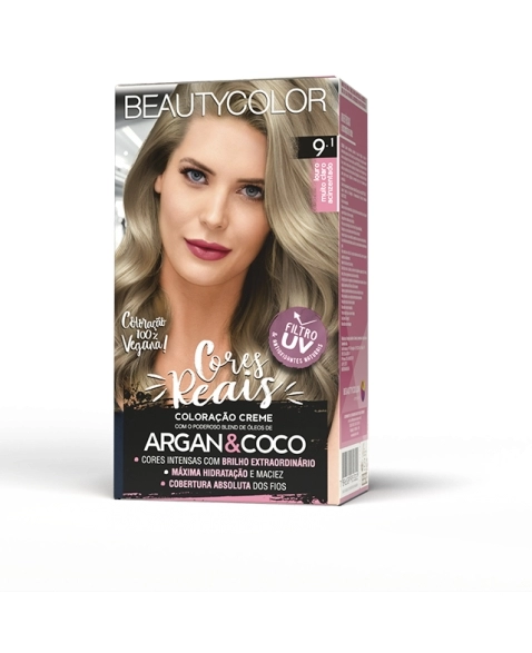 BEAUTYCOLOR KIT 9.1 LOURO MUITO CLARO ACINZENTADO