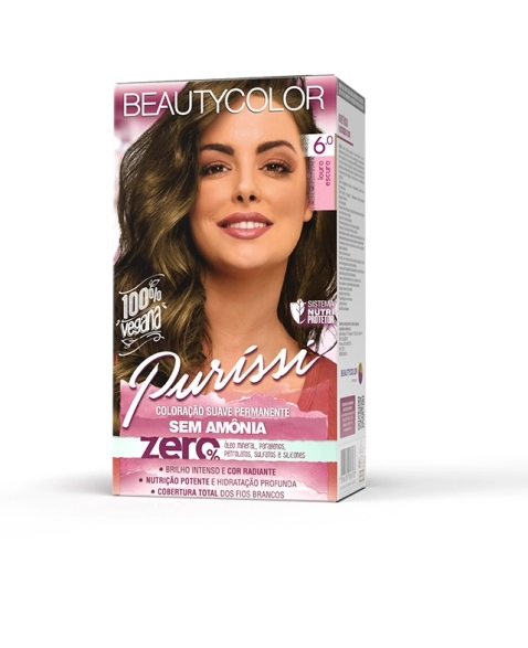 BEAUTYCOLOR PURÍSSI SEM AMÔNIA 6.0 LOURO ESCURO