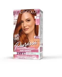 BEAUTYCOLOR PURÍSSI SEM AMÔNIA 7.43 RUIVO ACOBREADO DOURADO