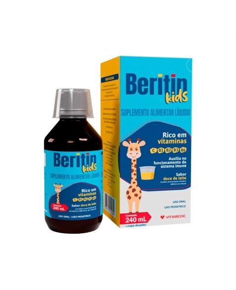 BERITIN KIDS XAROPE 240ML VITAMEDIC