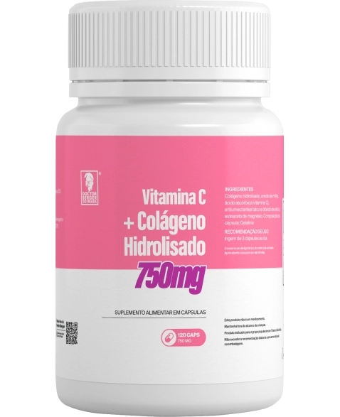 COLÁGENO HIDROLISADO   VITAMINA C 750MG 120CAPS DOCTOR BERGER