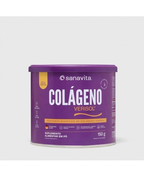 COLÁGENO VERISOL FRUTAS TROPICAIS 150G SANAVITA