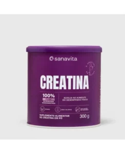 CREATINA EM PÓ 100% PURA MONOHIDRATADA 300G SANAVITA