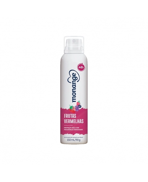DESODORANTE AEROSSOL MONANGE FRUTAS VERMELHAS 48H 150ML COTY