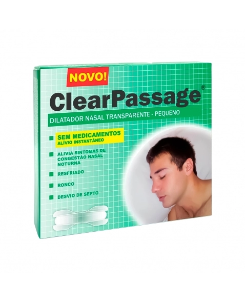 DILATADOR NASAL CLEAR PASSAGE TRANSPARENTE P C/9 SUNMASTER