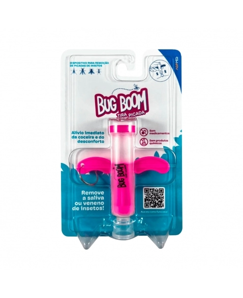 DISPOSITIVO TIRA PICADA BUG BOOM ROSA AGPMED