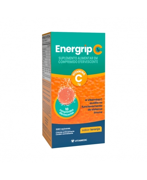 ENERGRIP C 1G 10COM EFERVESCENTE VITAMEDIC