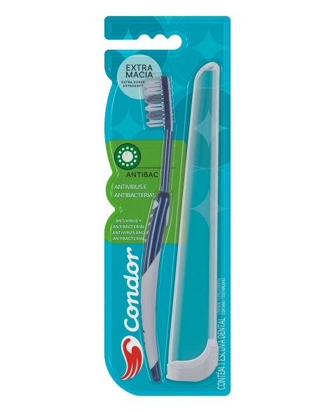 ESCOVA DENTAL ANTIBACTERIANA EXTRAMACIA CONDOR