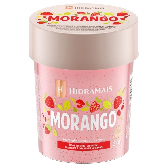 ESFOLIANTE MERENGUE MORANGO 350G HIDRAMAIS