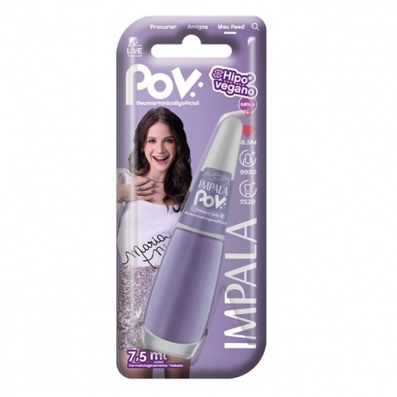 ESMALTE IMPALA CREMOSO POV ENTREGOU TUDO MUNDIAL