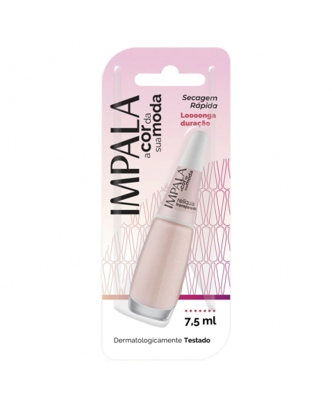 ESMALTE IMPALA TRANSPARENTE A COR DA SUA MODA RELÍQUIA BL