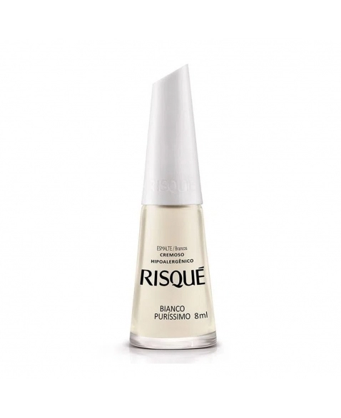 ESMALTE RISQUÉ CREMOSO BRANCO BIANCO PURÍSSIMO COTY