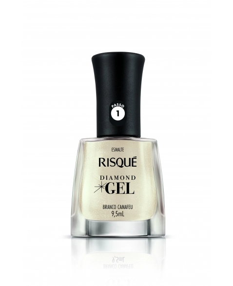 ESMALTE RISQUÉ GEL BRANCO CAMAFEU 9,5ML COTY