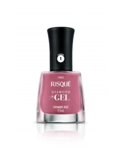 ESMALTE RISQUÉ GEL ESPUMANTE ROSE 9,5ML COTY