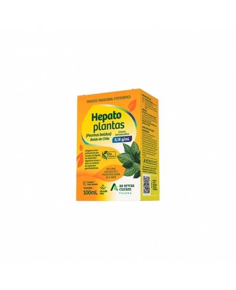 HEPATOPLANTAS TINTURA 100ML ERVAS CURAM