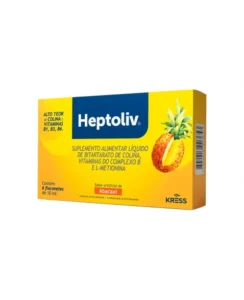 HEPTOLIV ABACAXI C/6 FLACONETES 10ML KRESS