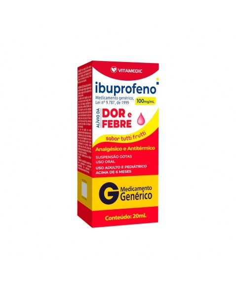IBUPROFENO 100MG 20ML VITAMEDIC