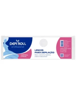 LENÇOS TNT BRANCO PARA DEPILAÇÃO C/100 DEPIROLL