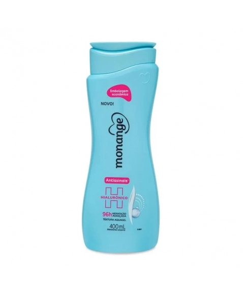 LOÇÃO HIDRATANTE ANTISSINAIS HIALURÔNICO 400ML MONANGE