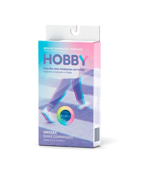 MEIA SIG.3/4 15/20 HOBBY C/P P 191 CINZA