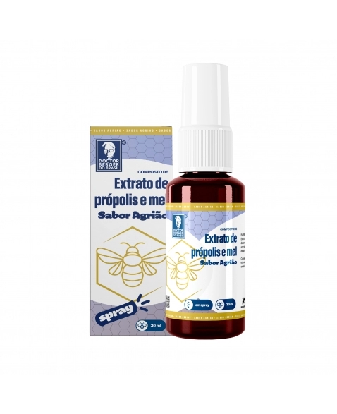 MEL E EXTRATO DE PRÓPOLIS SABOR AGRIÃO SPRAY 30ML DOCTOR BERGER