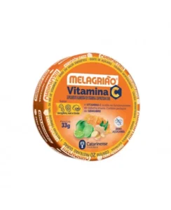 MELAGRIÃO VITAMINA C LATA C/20 PASTILHA CATARINENSE