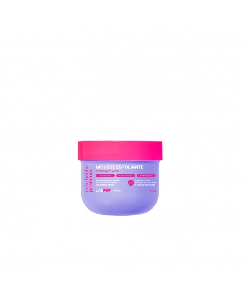 MOUSSE ESFOLIANTE BUBBLEGUM WITCH MEU BANHO PREMIUM LABPOP 240G LABOTRAT