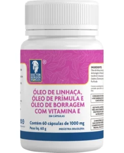 ÓLEO LINHAÇA PRÍMULA BORRAGEM 1000MG 60CAPS DOCTOR BERGER