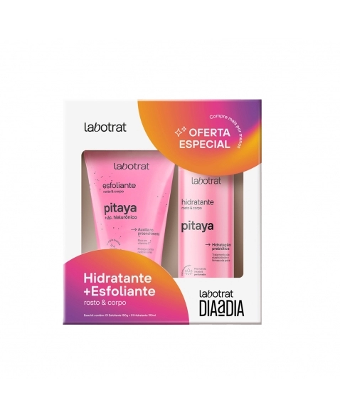 PACK LOCAO HIDRATANTE + ESFOLIANTE PITAYA DIA A DIA LABOTRAT