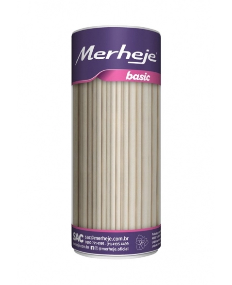 PALITOS DE MADEIRA BASIC POTE C/180 MERHEJE