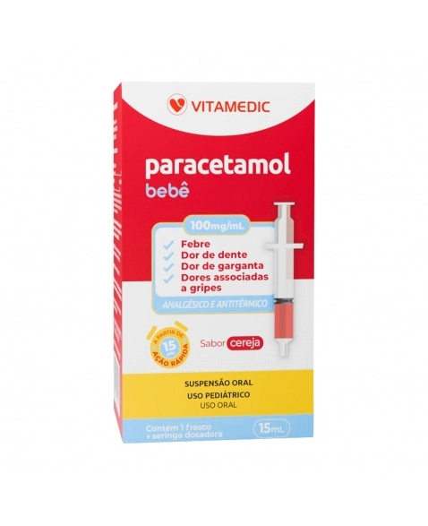 PARACETAMOL 100MG 15ML VITAMEDIC