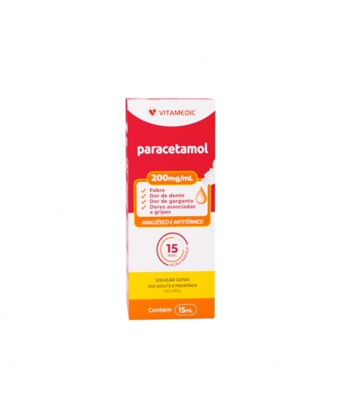 PARACETAMOL 200MG 15ML VITAMEDIC