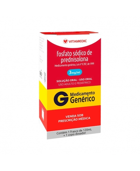 PREDNISOLONA 3MG/ML 120ML VITAMEDIC