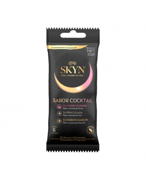 PRESERVATIVO LUBRIFICADO SKYN COCKTAIL C/6 BLOWTEX