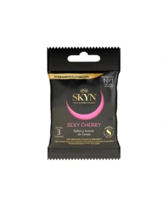 PRESERVATIVO LUBRIFICADO SKYN SEXY CHERRY C/3 BLOWTEX
