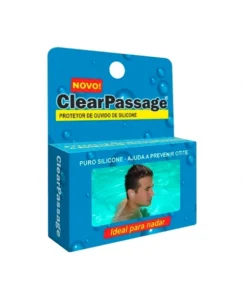 PROTETOR DE OUVIDO SILICONE CLEAR PASSAGE ADULTO C/6 PARES SUNMASTER