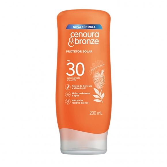 PROTETOR SOLAR CORPORAL FPS30 200ML CENOURA E BRONZE COTY