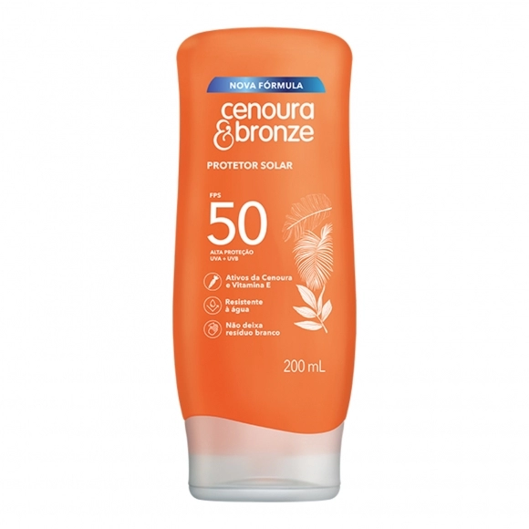 PROTETOR SOLAR CORPORAL FPS50 200ML CENOURA E BRONZE COTY