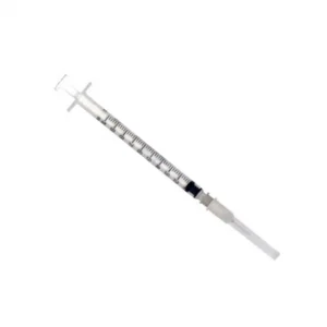 SERINGA DESCARTAVEL COM AGULHA 1ML 13X3,8 PLASTIPAK TUBERCULINA BD