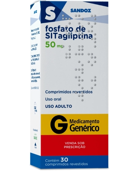 SITAGLIPTINA 50MG 30COM SANDOZ