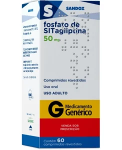 SITAGLIPTINA 50MG 60COM SANDOZ