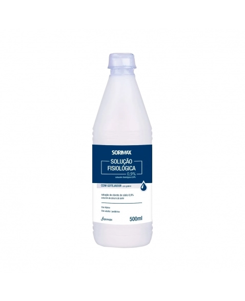 SOLUÇÃO FISIOLÓGICA SORIMAX 500ML GOTAS FARMAX