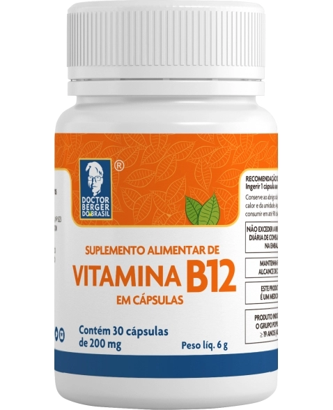 VITAMINA B12 200MG 30CAPS DOCTOR BERGER