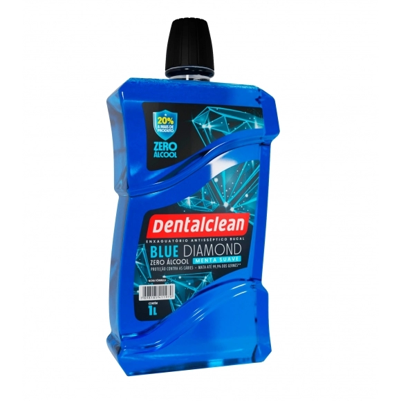 ANTISSEP.BUC.DENTALCLEAN MENTA SEM ALCOOL 1000ML